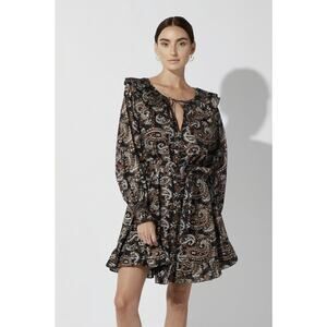 NWT Cleobella Carolyn Paisley Print Mini Dress